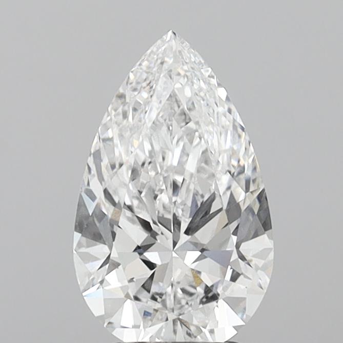 3.04 Carat Pear Shaped, Ideal Cut, D Color, VVS2 Clarity, IGI Certified Lab Grown Diamond