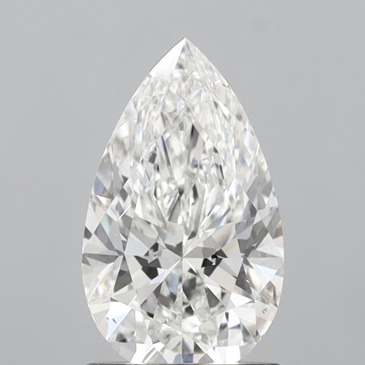 1.46 Carat Pear Shaped, Ideal Cut, F Color, VS2 Clarity, IGI Certified Lab Grown Diamond