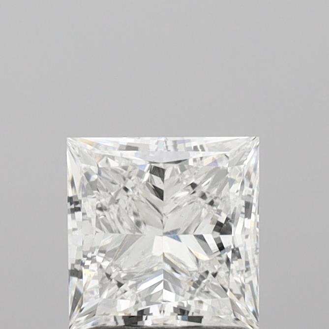 1.50 Carat Princess Shaped, Excellent Cut, F Color, VS2 Clarity, IGI Certified Lab Grown Diamond