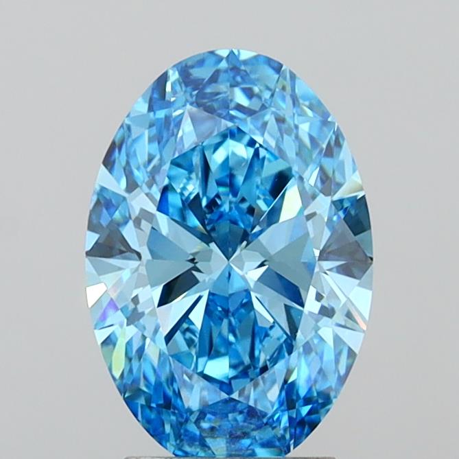 3.04 Carat Oval Shaped, Ideal Cut, VVS2 Clarity, IGI Certified Lab Grown Diamond