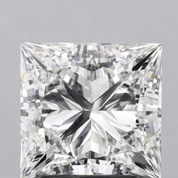 2.80 Carat Princess Shaped, Ideal Cut, G Color, VS1 Clarity, IGI Certified Lab Grown Diamond