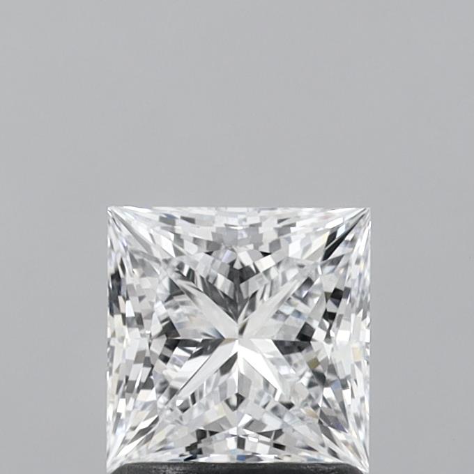 1.31 Carat Princess Shaped, Ideal Cut, E Color, VVS1 Clarity, IGI Certified Lab Grown Diamond
