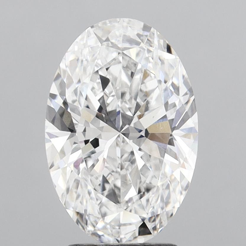 3.01 Carat Oval Shaped, Ideal Cut, D Color, VS1 Clarity, IGI Certified Lab Grown Diamond