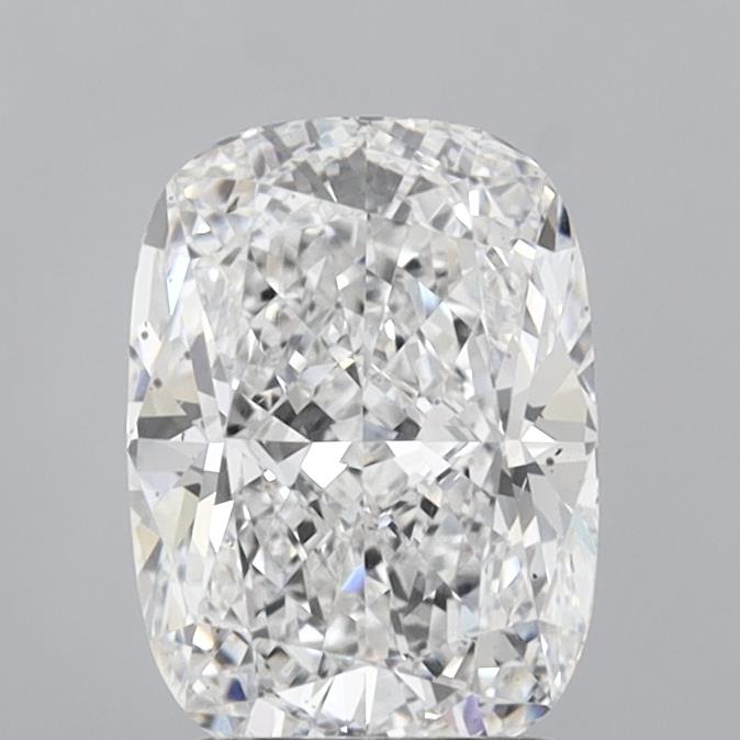 2.02 Carat Cushion Shaped, Ideal Cut, D Color, VS2 Clarity, IGI Certified Lab Grown Diamond