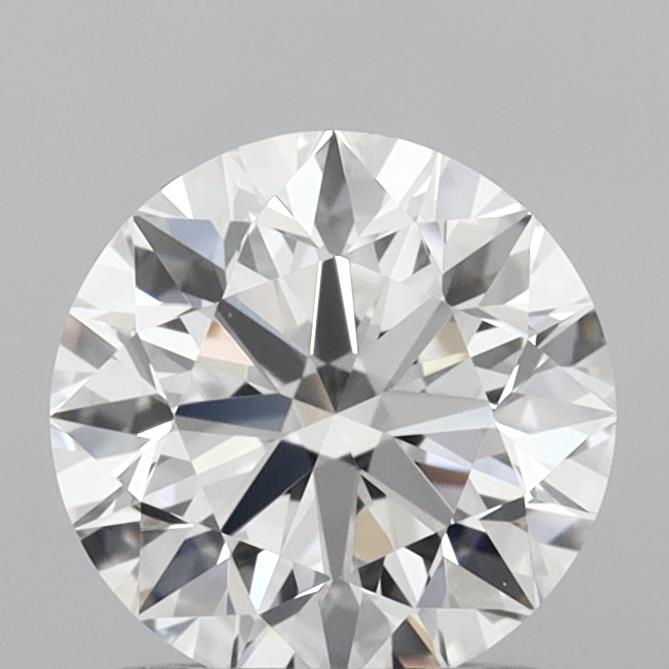 1.05 Carat Round Shaped, Excellent Cut, D Color, VVS2 Clarity, IGI Certified Lab Grown Diamond