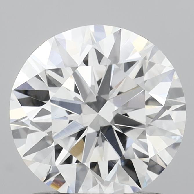 1.29 Carat Round Shaped, Ideal Cut, D Color, VS1 Clarity, IGI Certified Lab Grown Diamond
