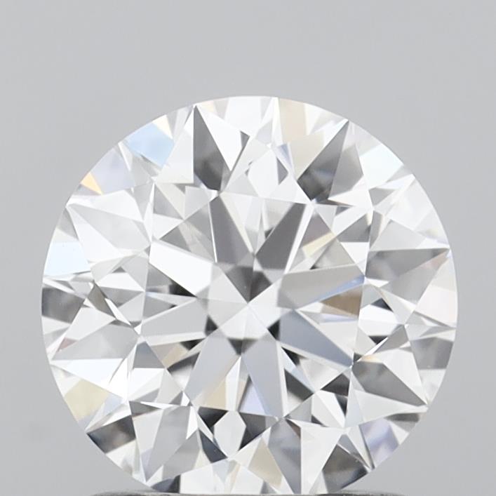 1.23 Carat Round Shaped, Excellent Cut, D Color, VVS2 Clarity, IGI Certified Lab Grown Diamond