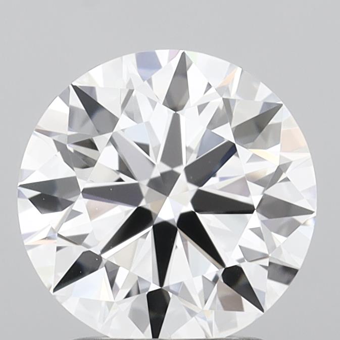 2.10 Carat Round Shaped, Ideal Cut, D Color, VS1 Clarity, IGI Certified Lab Grown Diamond