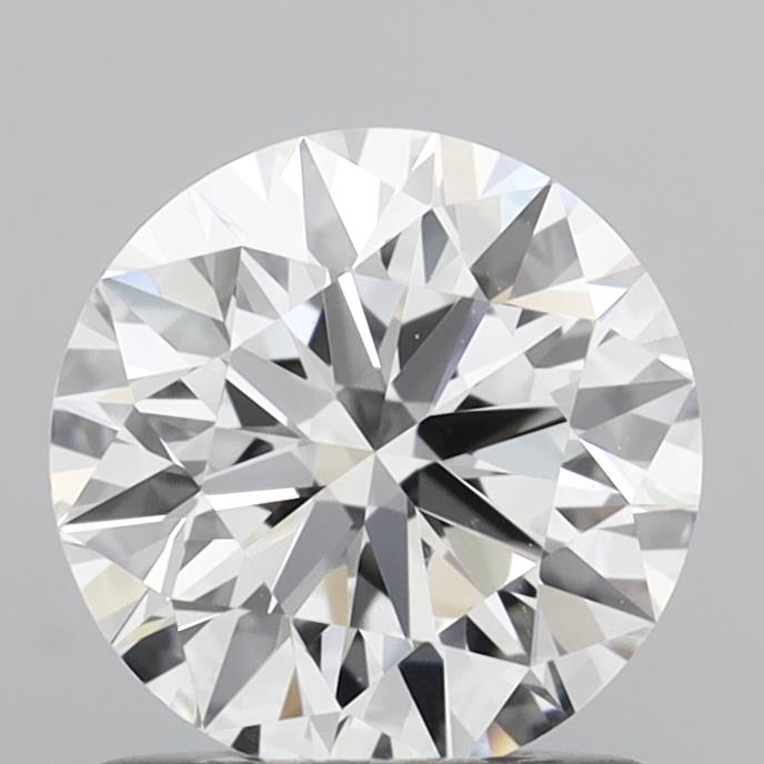 1.07 Carat Round Shaped, Ideal Cut, D Color, VVS2 Clarity, IGI Certified Lab Grown Diamond