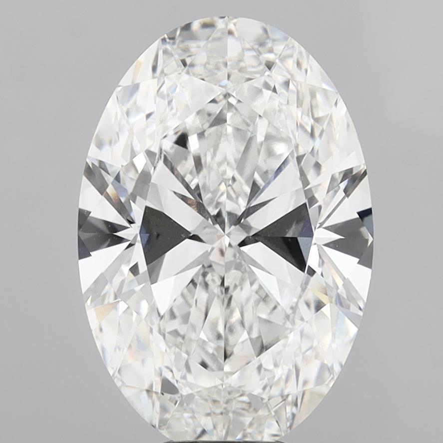 10.08 Carat Oval Shaped, Ideal Cut, F Color, VVS2 Clarity, IGI Certified Lab Grown Diamond