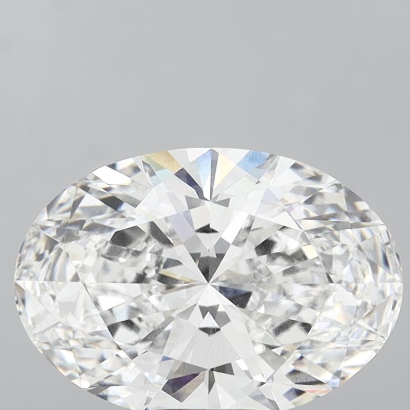 8.02 Carat Oval Shaped, Ideal Cut, E Color, VVS2 Clarity, IGI Certified Lab Grown Diamond