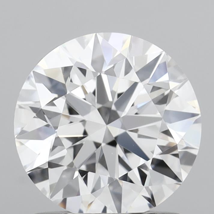 1.23 Carat Round Shaped, Ideal Cut, D Color, VVS2 Clarity, IGI Certified Lab Grown Diamond