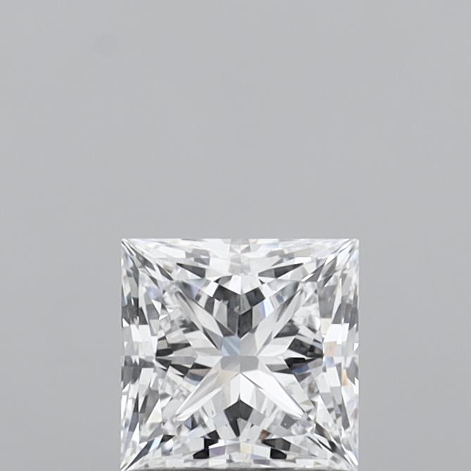 1.02 Carat Princess Shaped, Ideal Cut, D Color, IF Clarity, IGI Certified Lab Grown Diamond