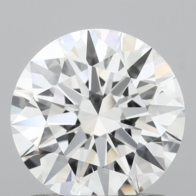 1.06 Carat Round Shaped, Ideal Cut, D Color, VVS2 Clarity, IGI Certified Lab Grown Diamond
