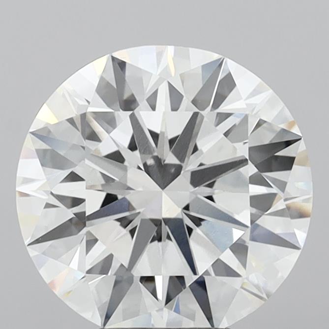 5.08 Carat Round Shaped, Ideal Cut, E Color, VVS2 Clarity, IGI Certified Lab Grown Diamond