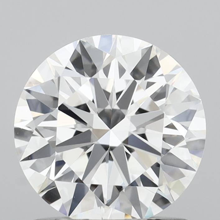 1.09 Carat Round Shaped, Ideal Cut, D Color, VVS2 Clarity, IGI Certified Lab Grown Diamond