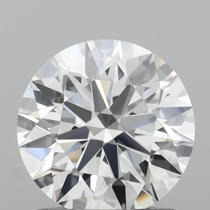 1.04 Carat Round Shaped, Ideal Cut, D Color, VVS2 Clarity, IGI Certified Lab Grown Diamond