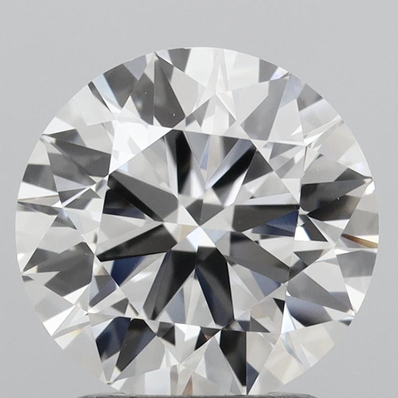 1.85 Carat Round Shaped, Ideal Cut, D Color, VVS2 Clarity, IGI Certified Lab Grown Diamond