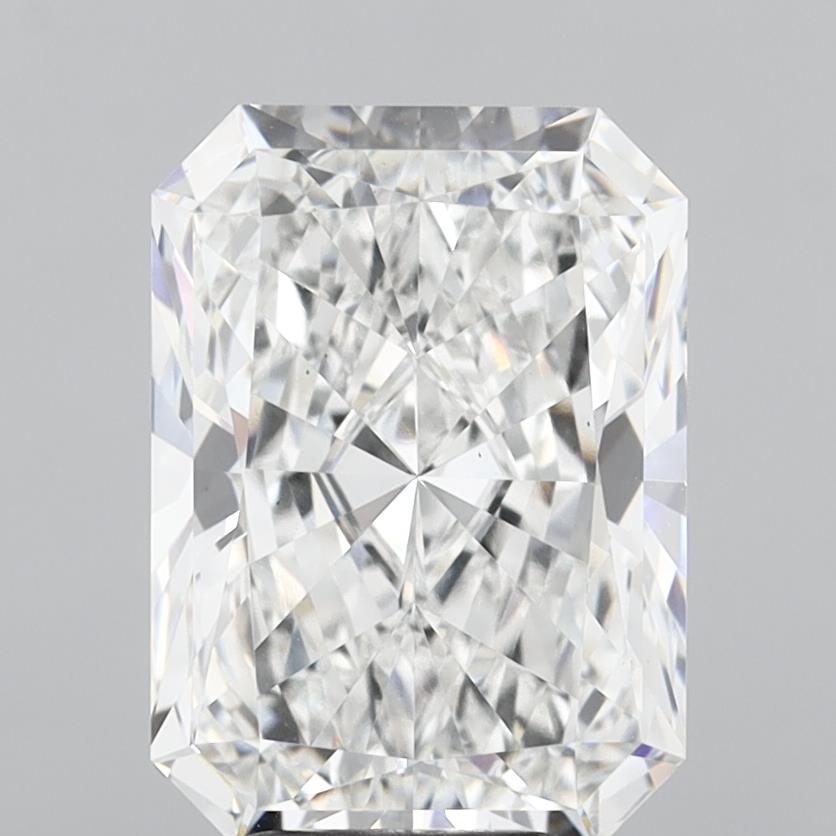 5.03 Carat Radiant Shaped, Ideal Cut, E Color, VS1 Clarity, IGI Certified Lab Grown Diamond