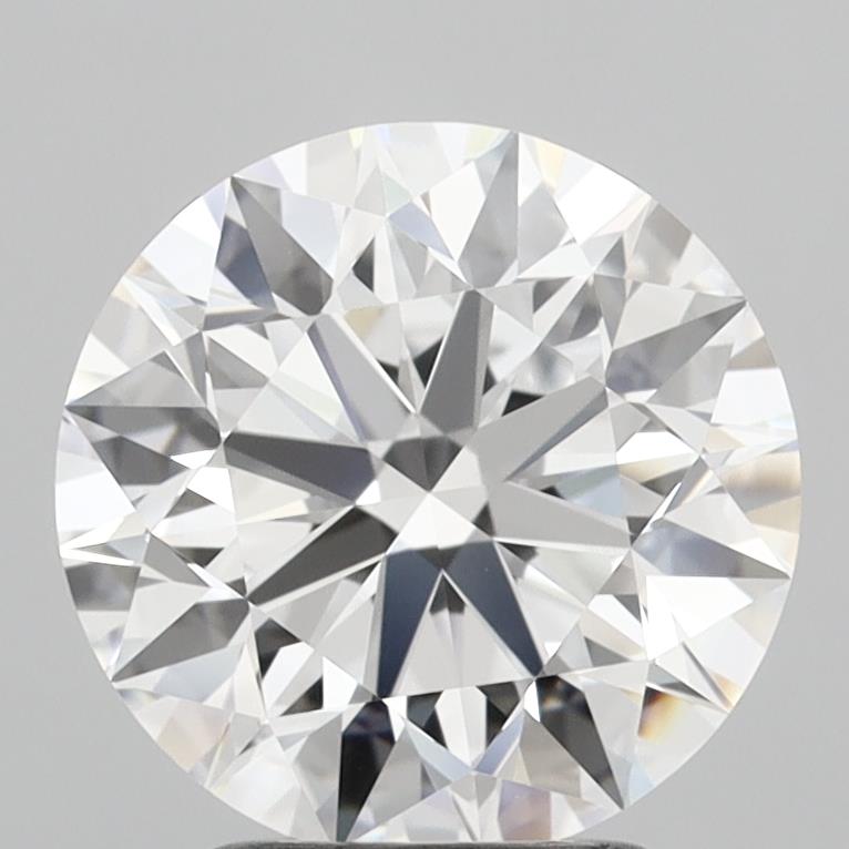 3.05 Carat Round Shaped, Excellent Cut, D Color, VVS1 Clarity, IGI Certified Lab Grown Diamond