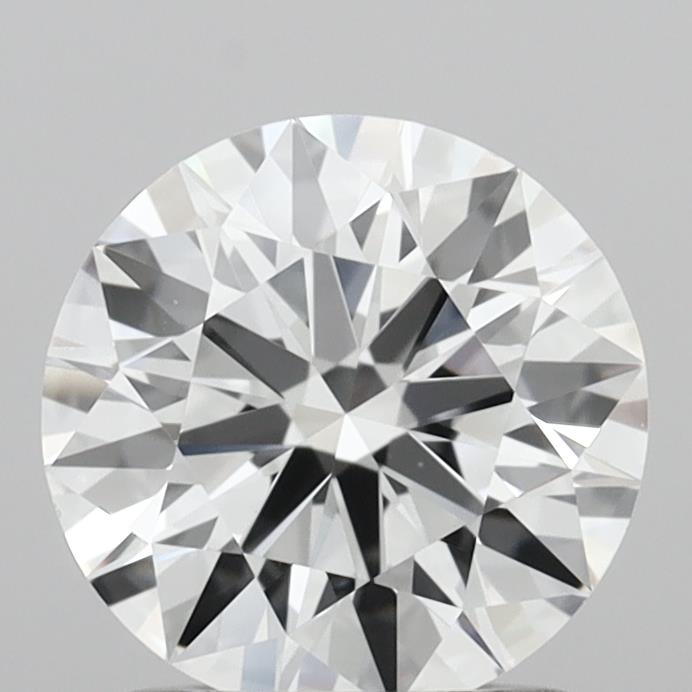 1.24 Carat Round Shaped, Excellent Cut, D Color, VVS2 Clarity, IGI Certified Lab Grown Diamond