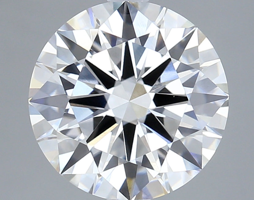 3.01 Carat Round Shaped, Excellent Cut, G Color, VVS2 Clarity, IGI Certified Lab Grown Diamond