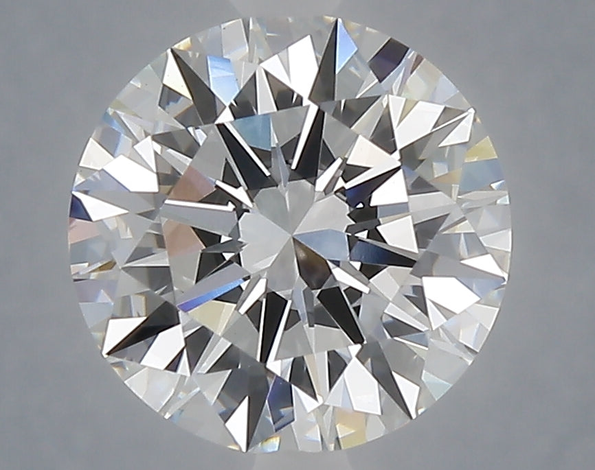3.06 Carat Round Shaped, Excellent Cut, E Color, VVS2 Clarity, IGI Certified Lab Grown Diamond