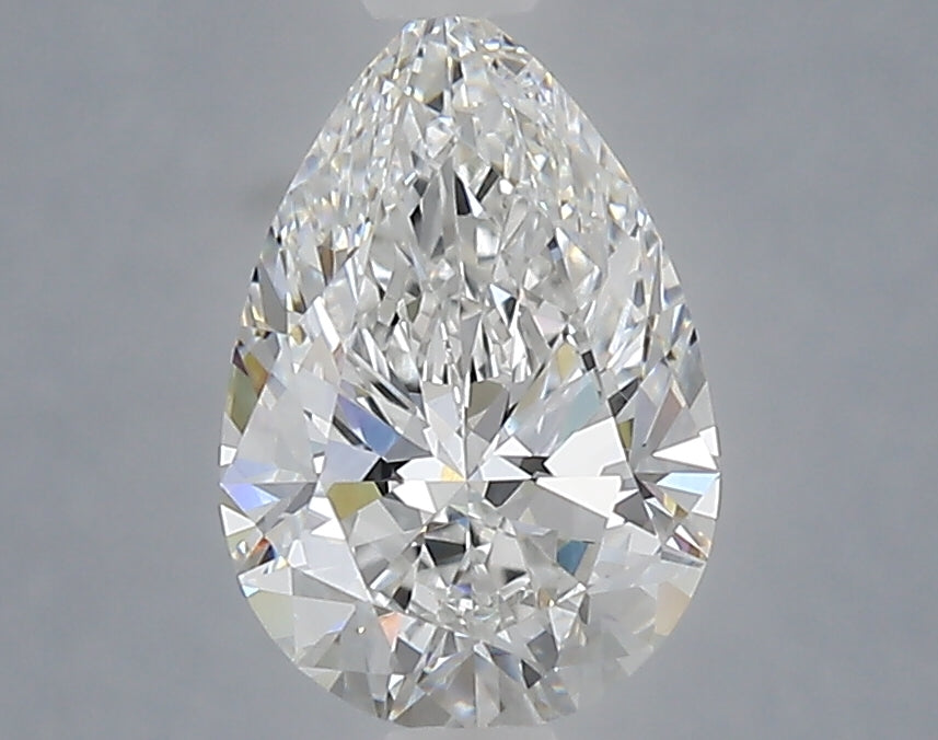 1.57 Carat Pear Shaped, Ideal Cut, E Color, VVS2 Clarity, IGI Certified Lab Grown Diamond