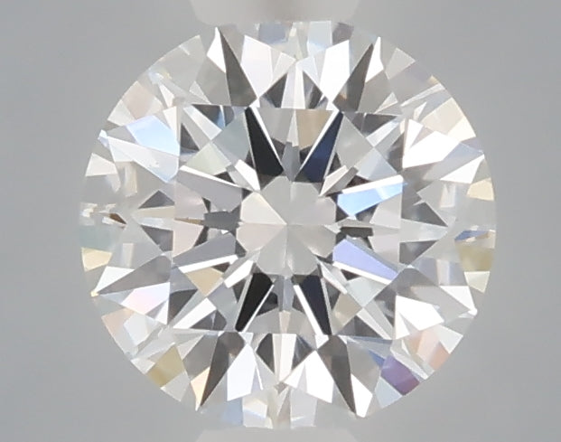 0.55 Carat Round Shaped, Ideal Cut, D Color, VVS2 Clarity, IGI Certified Lab Grown Diamond