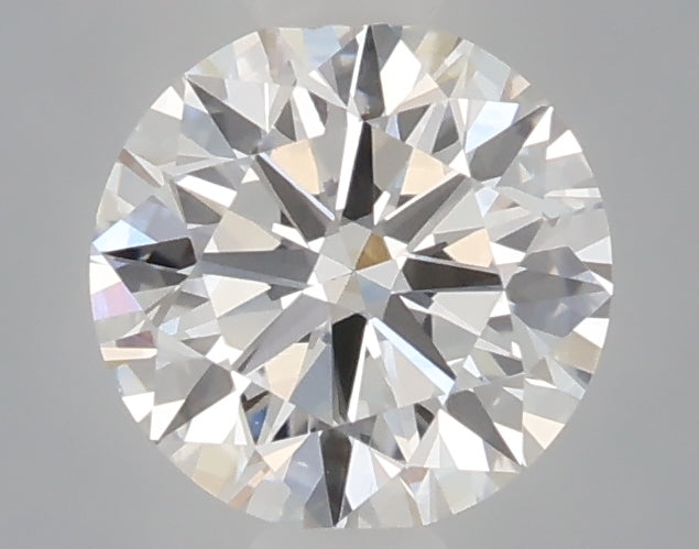 0.53 Carat Round Shaped, Ideal Cut, D Color, VVS2 Clarity, IGI Certified Lab Grown Diamond