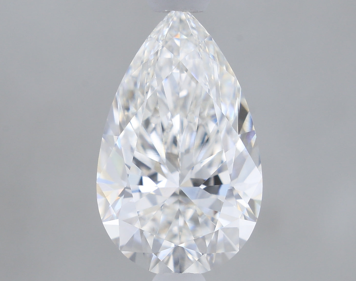 1.06 Carat Pear Shaped, Ideal Cut, G Color, VVS2 Clarity, IGI Certified Lab Grown Diamond