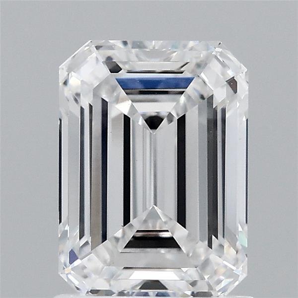 1.47 Carat Emerald Shaped, Ideal Cut, D Color, VS1 Clarity, IGI Certified Lab Grown Diamond
