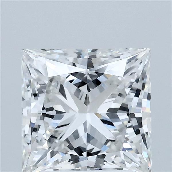 2.06 Carat Princess Shaped, Ideal Cut, F Color, VS1 Clarity, IGI Certified Lab Grown Diamond