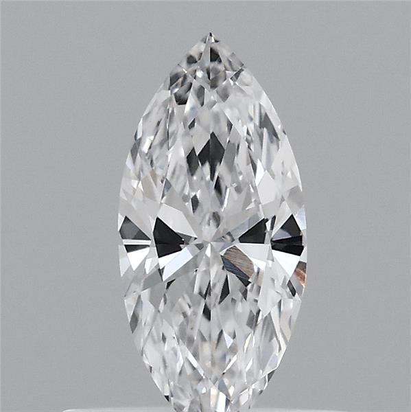 0.37 Carat Marquise Shaped, Ideal Cut, D Color, VVS2 Clarity, IGI Certified Lab Grown Diamond