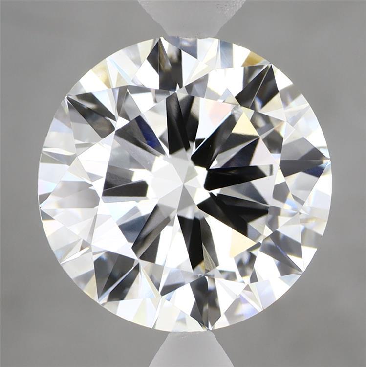 6.01 Carat Round Shaped, Excellent Cut, E Color, VVS2 Clarity, IGI Certified Lab Grown Diamond