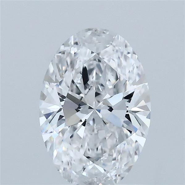 1.07 Carat Oval Shaped, Ideal Cut, D Color, VVS2 Clarity, IGI Certified Lab Grown Diamond