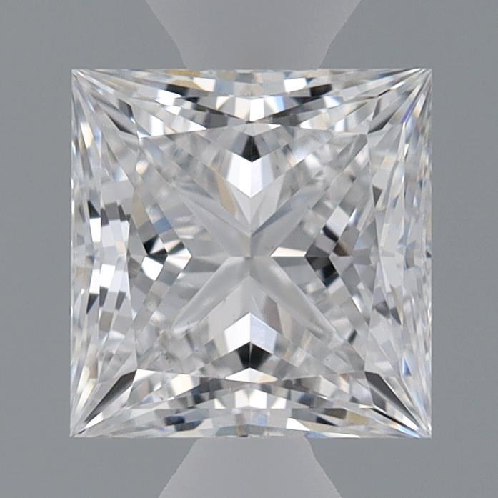 0.92 Carat Princess Shaped, Ideal Cut, E Color, VS1 Clarity, IGI Certified Lab Grown Diamond