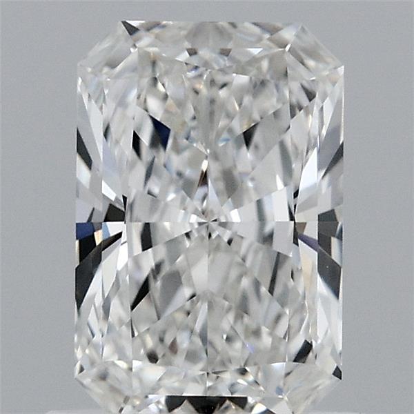 0.98 Carat Radiant Shaped, Ideal Cut, F Color, VVS2 Clarity, IGI Certified Lab Grown Diamond