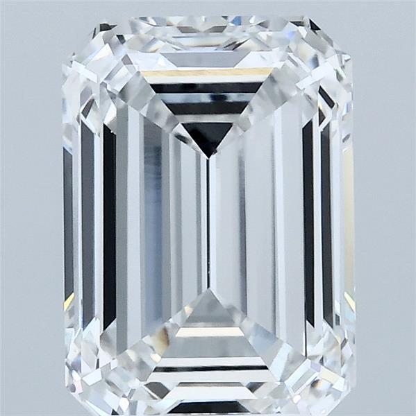 3.09 Carat Emerald Shaped, Ideal Cut, E Color, VVS2 Clarity, IGI Certified Lab Grown Diamond