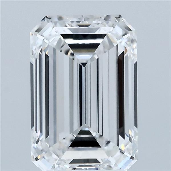 3.00 Carat Emerald Shaped, Ideal Cut, E Color, VS1 Clarity, IGI Certified Lab Grown Diamond