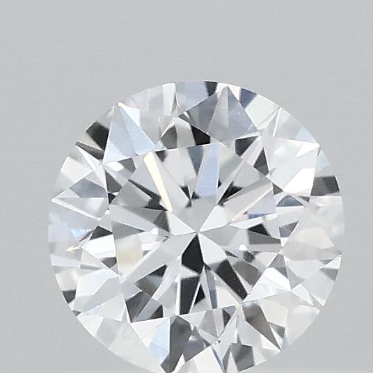 0.37 Carat Round Shaped, Ideal Cut, D Color, VVS2 Clarity, IGI Certified Lab Grown Diamond