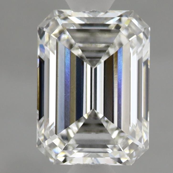 1.56 Carat Emerald Shaped, Ideal Cut, G Color, VS1 Clarity, IGI Certified Lab Grown Diamond