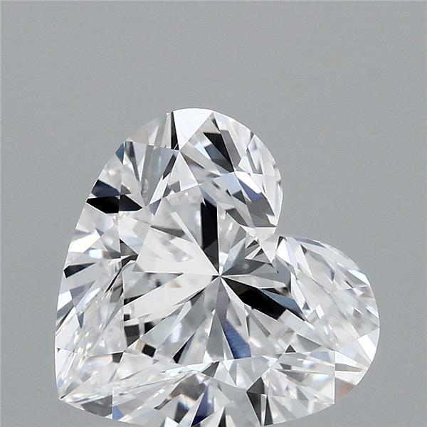 2.47 Carat Heart Shaped, Ideal Cut, D Color, VVS1 Clarity, IGI Certified Lab Grown Diamond