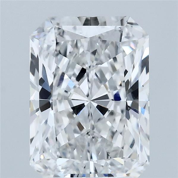 2.57 Carat Radiant Shaped, Ideal Cut, E Color, VVS2 Clarity, IGI Certified Lab Grown Diamond