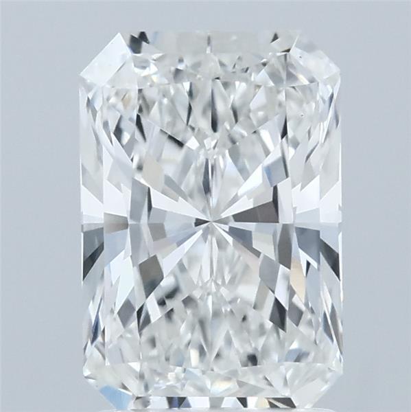 2.02 Carat Radiant Shaped, Ideal Cut, F Color, VS1 Clarity, IGI Certified Lab Grown Diamond