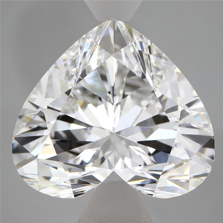 5.06 Carat Heart Shaped, Ideal Cut, D Color, VVS2 Clarity, IGI Certified Lab Grown Diamond