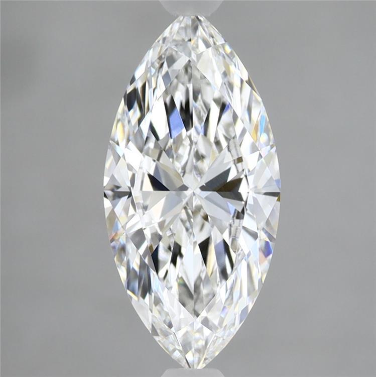 1.84 Carat Marquise Shaped, Excellent Cut, E Color, VVS2 Clarity, IGI Certified Lab Grown Diamond