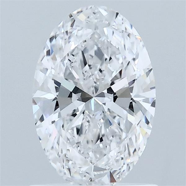 1.06 Carat Oval Shaped, Ideal Cut, D Color, VVS2 Clarity, IGI Certified Lab Grown Diamond