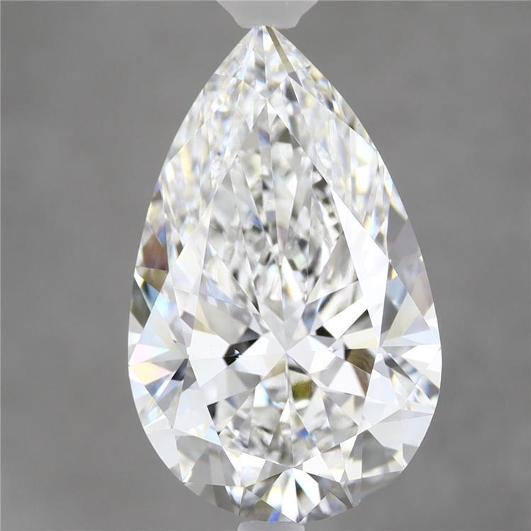 4.78 Carat Pear Shaped, Ideal Cut, E Color, VVS2 Clarity, IGI Certified Lab Grown Diamond