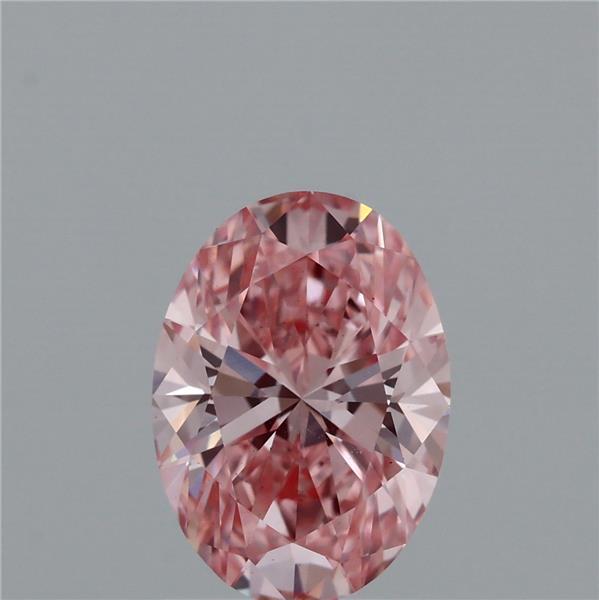 1.51 Carat Oval Shaped, Ideal Cut, FANCY VIVID PINK Color, VS1 Clarity, IGI Certified Lab Grown Diamond
